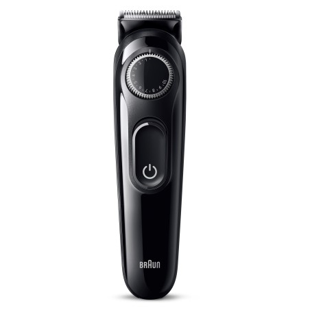 Braun BeardTrimmer 3 BT3400 - Premium Battery Trimmer, 20 Length Settings, Sleek Black Design - Perfect for Precision Grooming